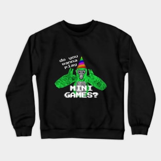 Gorilla Tag Mini Games Kid (For Dark colors) Crewneck Sweatshirt